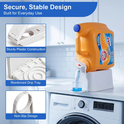 🧺 Laundry Detergent Cup Holder & Drip Tray