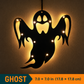 🎃 Battery-Powered Halloween LED Silhouette Wall Decorations