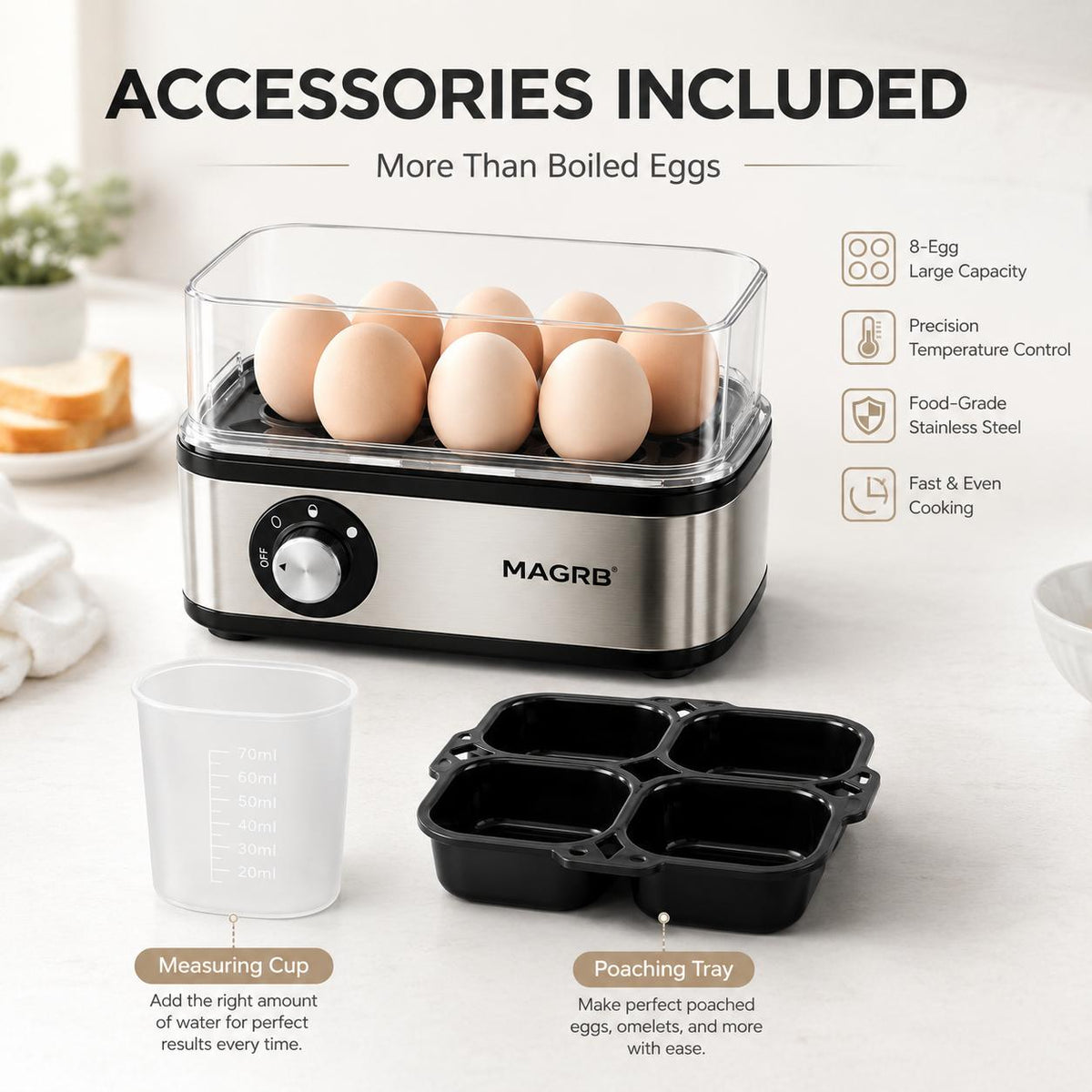 Multifunctional Electric Egg Cooker – product image