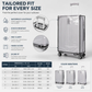 Clear Protective Luggage Cover – product image