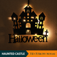 🎃 Battery-Powered Halloween LED Silhouette Wall Decorations