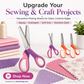 ✂️ Multipurpose Pinking Shears for Neat Zig for Neat Zigzag Fabric Edges