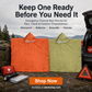 Rain Protection + Thermal Reflection + Emergency Visibility + Ultra-Packable
