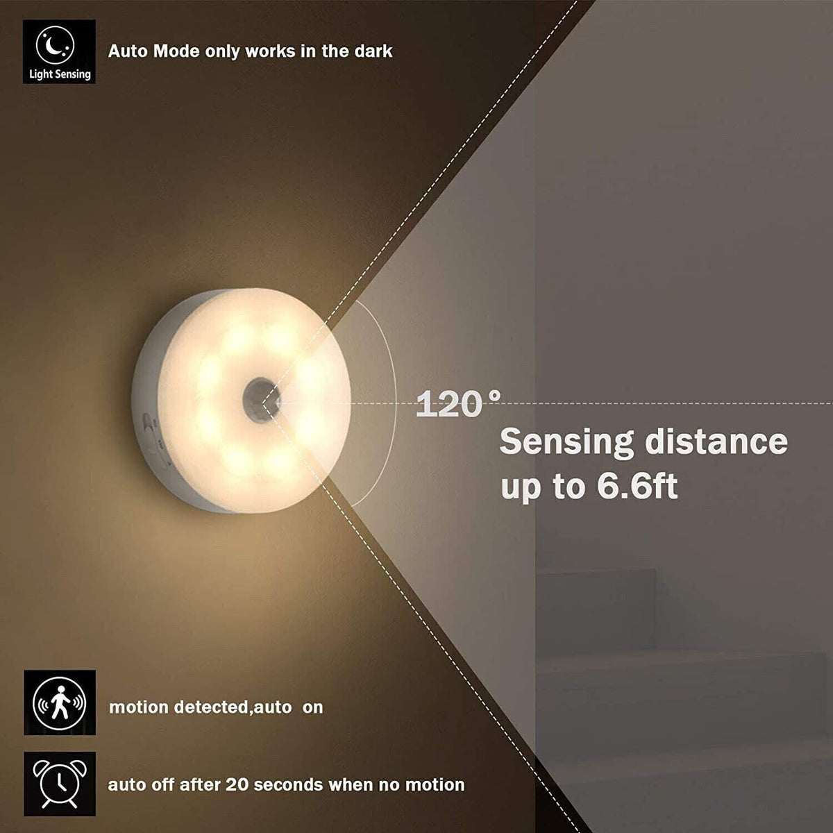 Rechargeable Motion Sensor Night Light – product image