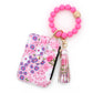 🌼 Boho Beaded Wristlet Wallet with Floral Charm
