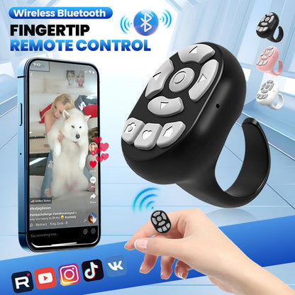 🎮 Bluetooth Ring Remote Control – One-Click Phone Control for Videos, Selfies & More ✨