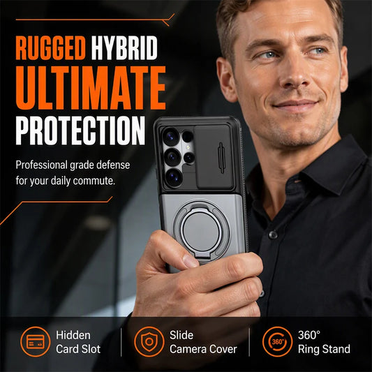 📱 Samsung Galaxy Wallet Case with Hidden Card Holder