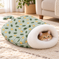 Semi-Enclosed Plush Pet Bed – product image