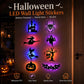 🎃 Battery-Powered Halloween LED Silhouette Wall Decorations