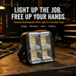 ☀️ Solar Rechargeable LED Work Light