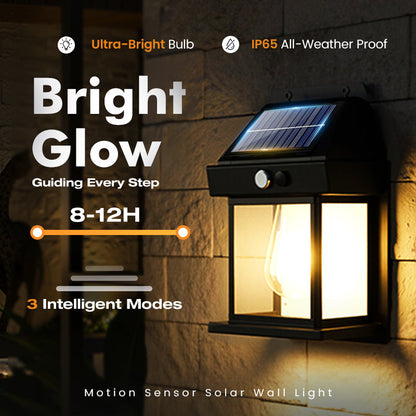 Solar Motion-Sensor Wall Light – product image