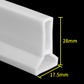 💧 Self-Adhesive Water Barrier Strip for Showers & Bathroom Floors