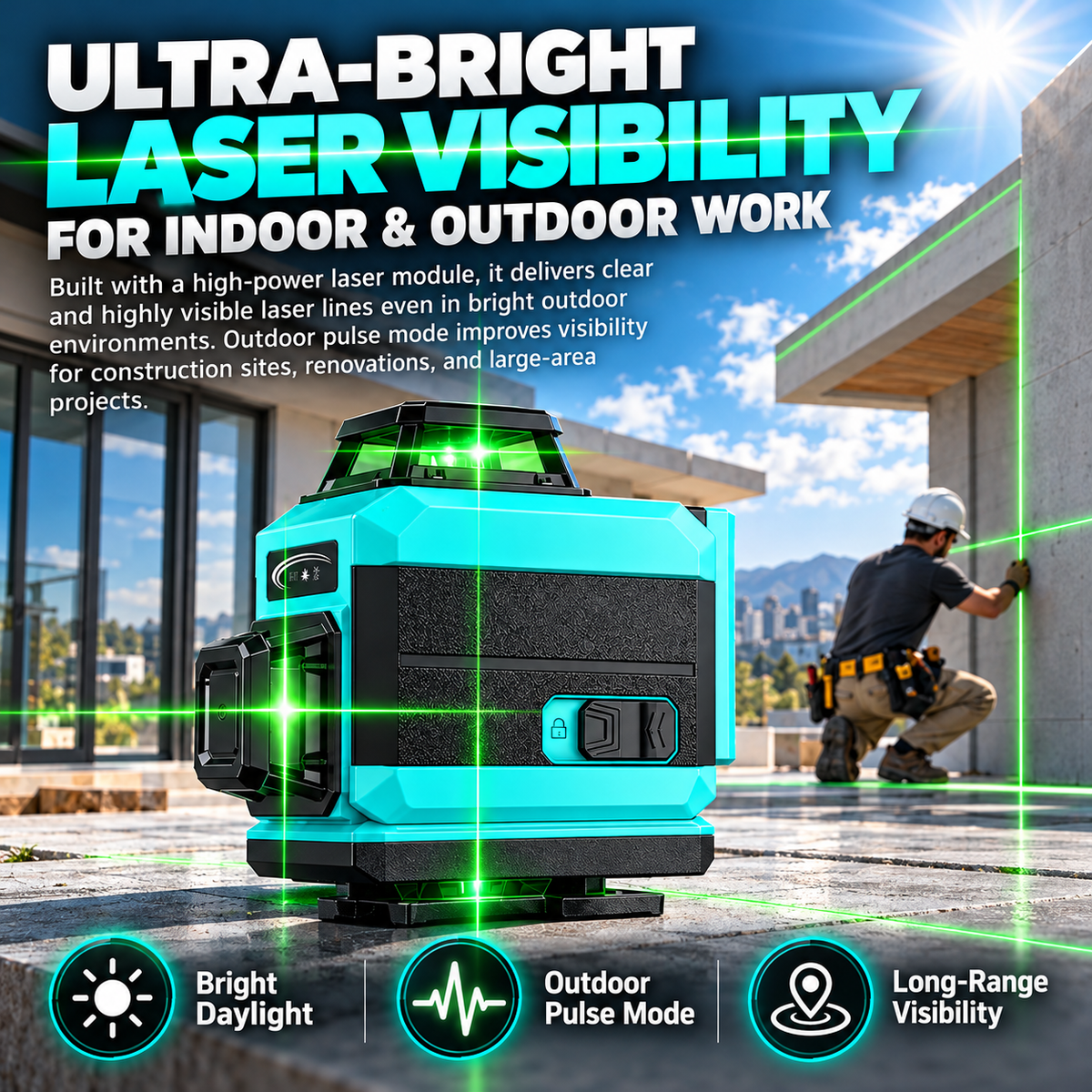 Self-Leveling Multi-Line Laser Level – product image