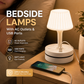 💡 Bedside Lamp with AC Outlets and USB Ports