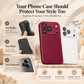 Soft Phone Case with Faux Leather Finish – product image