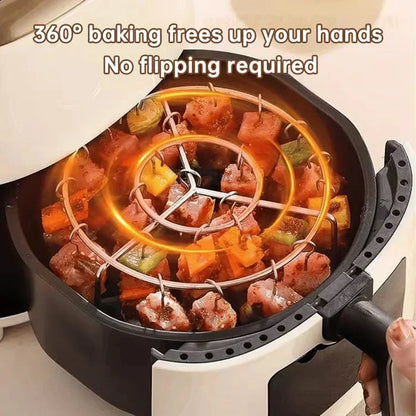 📢📢50% OFF !!⏰🥩Air Fryer Barbecue Grill Vertical Kebab Grill + Free Heat-Resistant Gloves🍤
