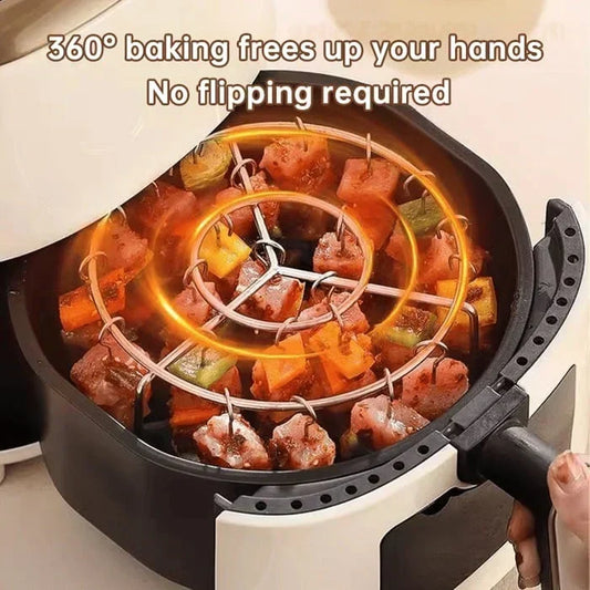 📢📢50% OFF !!⏰🥩Air Fryer Barbecue Grill Vertical Kebab Grill + Free Heat-Resistant Gloves🍤