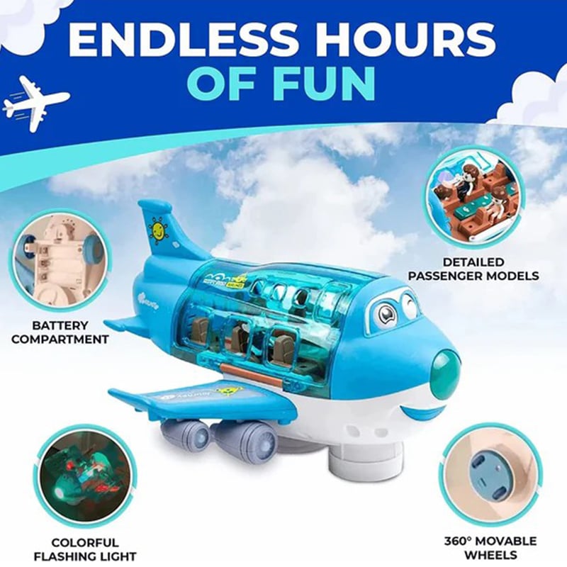 Bump-and-Go Toy Airplane – product image