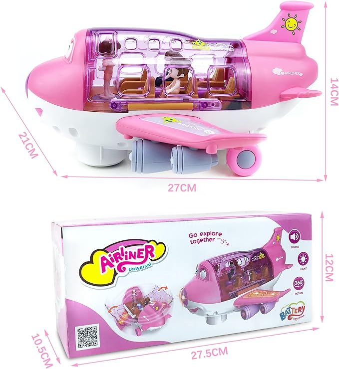 Bump-and-Go Toy Airplane – product image