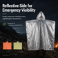Rain Protection + Thermal Reflection + Emergency Visibility + Ultra-Packable