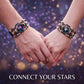 💥Last-day sale – 50% off ☪️Glow-in-the-dark leather zodiac sign bracelet for men and women (6.9/8.1 inches)♑️