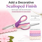 ✂️ Multipurpose Pinking Shears for Neat Zig for Neat Zigzag Fabric Edges