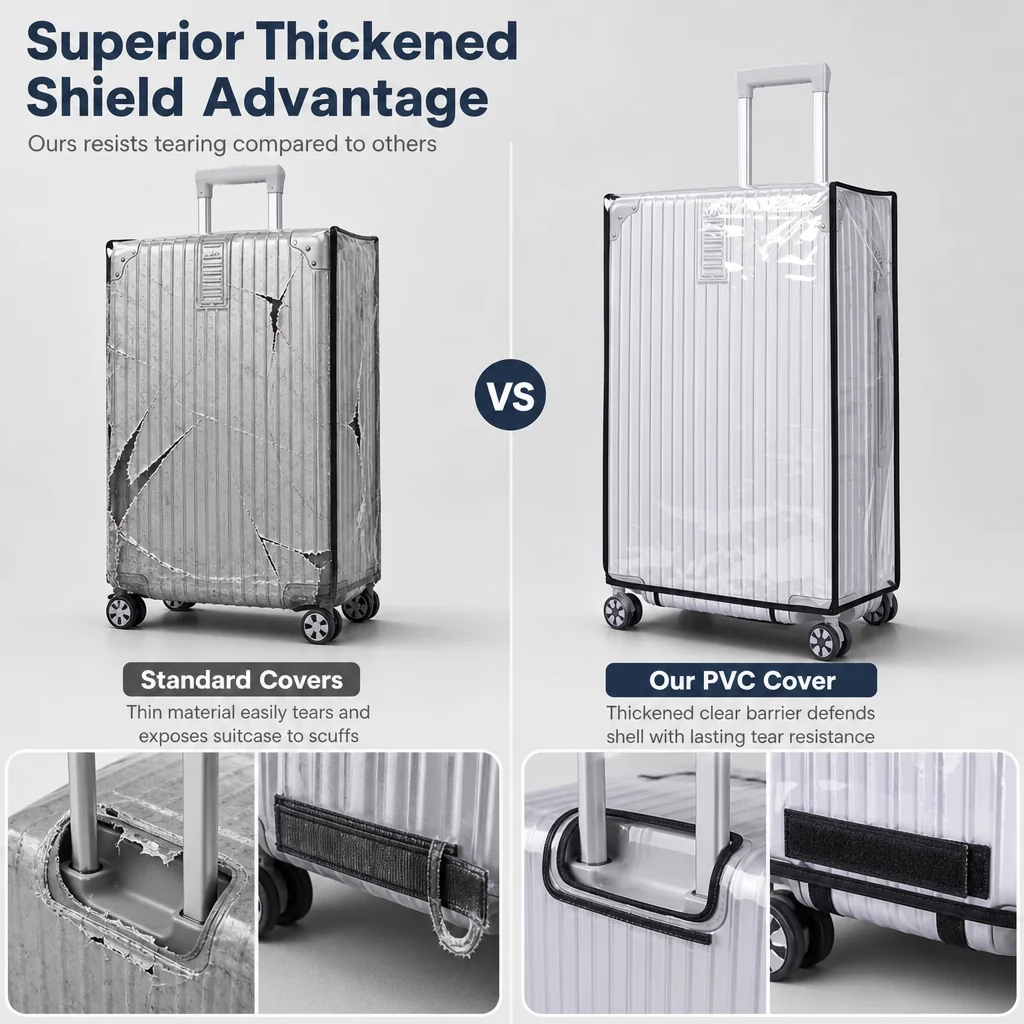 Clear Protective Luggage Cover – product image