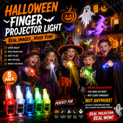 🌈 Colorful LED Finger Lights for Parties, Concerts & Glow Games