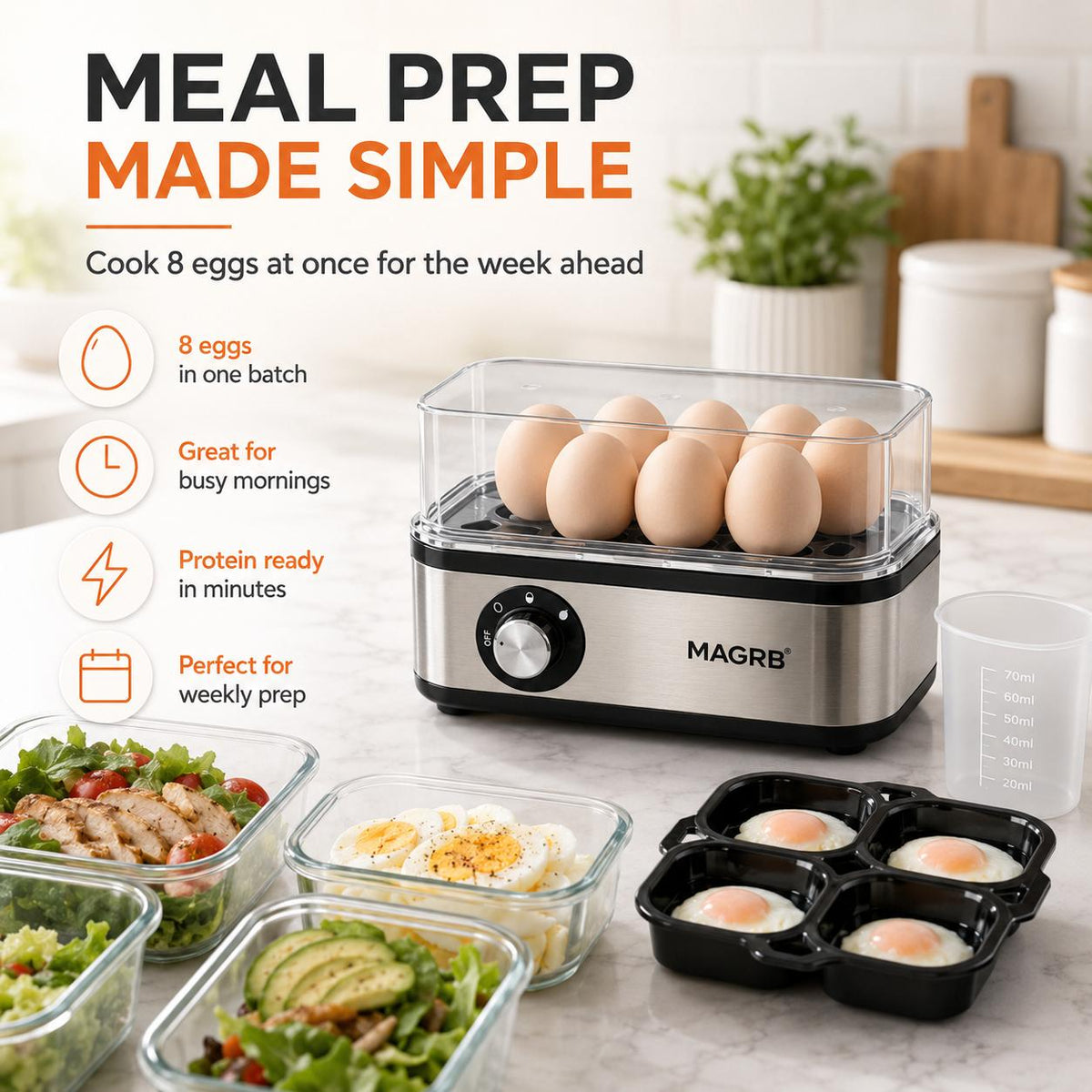 Multifunctional Electric Egg Cooker – product image