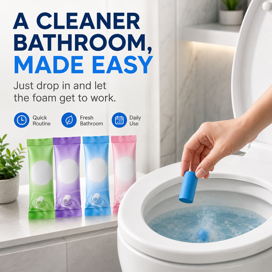 🚽 Automatic Toilet Tank Cleaning Block for Everyday Freshness