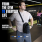 🧲Magnetic Gym Organiser Bag – 9kg Tested Hold, Bottle & Phone Storage with Crossbody Strap