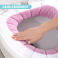 Knitted Toilet Seat Cover with Handle – product image