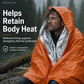 Rain Protection + Thermal Reflection + Emergency Visibility + Ultra-Packable