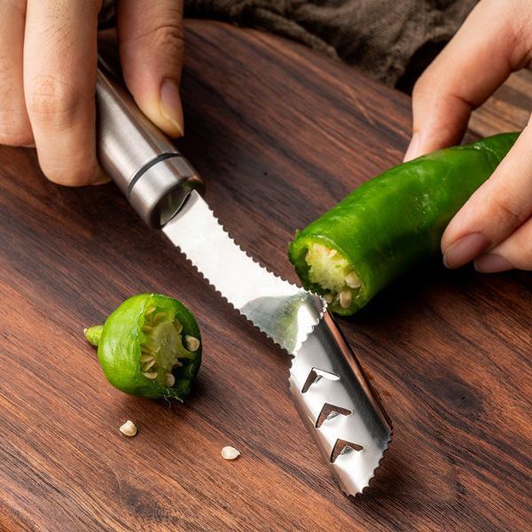 Stainless Steel Pepper Corer – product image