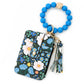 🌼 Boho Beaded Wristlet Wallet with Floral Charm