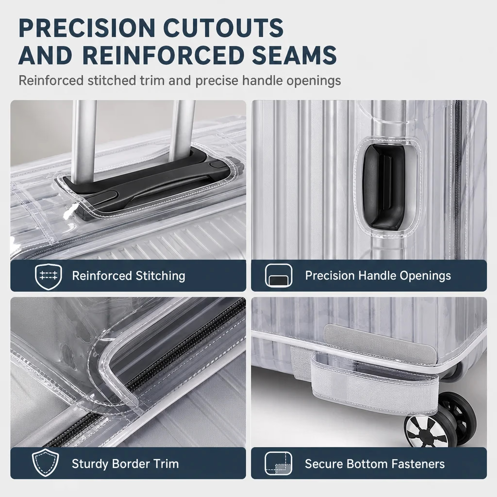 Clear Protective Luggage Cover – product image