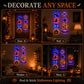 🎃 Battery-Powered Halloween LED Silhouette Wall Decorations