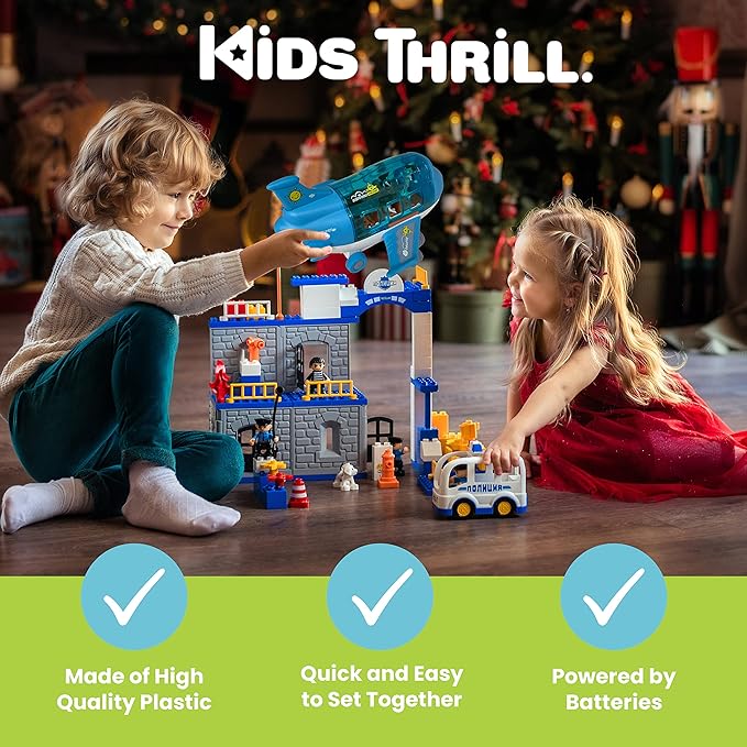 Bump-and-Go Toy Airplane – product image