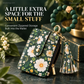 🌼 Boho Beaded Wristlet Wallet with Floral Charm