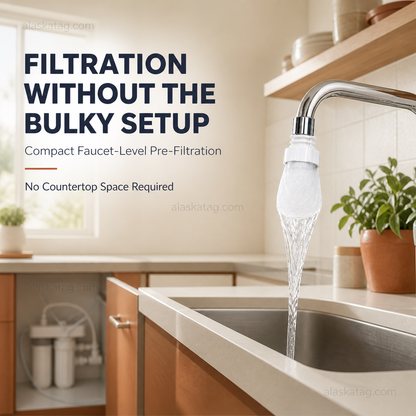 🚰 Kitchen Faucet Sediment Filter for Cleaner-Looking Water Flow