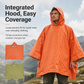 Rain Protection + Thermal Reflection + Emergency Visibility + Ultra-Packable