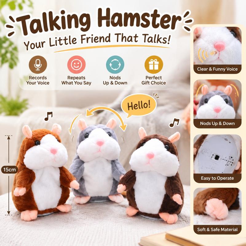 Talking Hamster Plush – product image