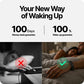 ⌚ Alaskatag® Silent Vibration Alarm Clock - Wrist-Worn Wake-Up Device for Heavy Sleepers, Avoids Disturbing Partners, 2 Intensity Levels, Up to 10 Alarms, 40+ Day Rechargeable Battery