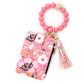 🌼 Boho Beaded Wristlet Wallet with Floral Charm