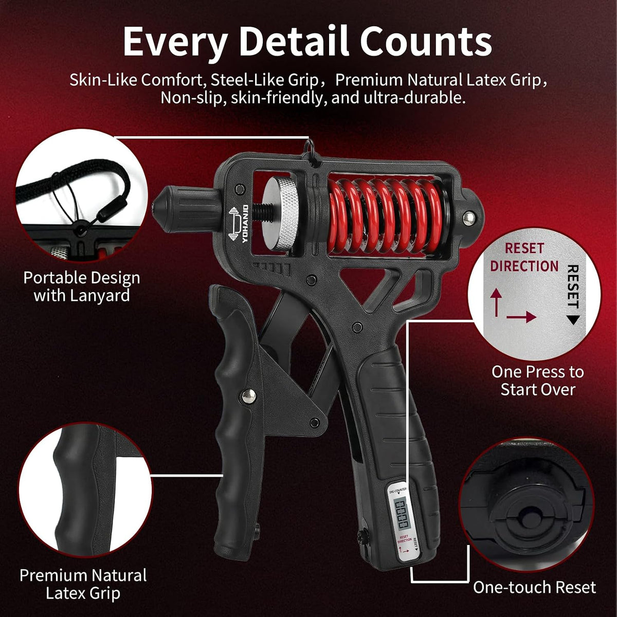 Adjustable Hand Grip Strengthener – product image