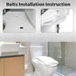 Stainless Steel Toilet Seat Fixing Kit – product image