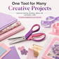 ✂️ Multipurpose Pinking Shears for Neat Zig for Neat Zigzag Fabric Edges
