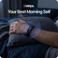 ⌚ Alaskatag® Silent Vibration Alarm Clock - Wrist-Worn Wake-Up Device for Heavy Sleepers, Avoids Disturbing Partners, 2 Intensity Levels, Up to 10 Alarms, 40+ Day Rechargeable Battery