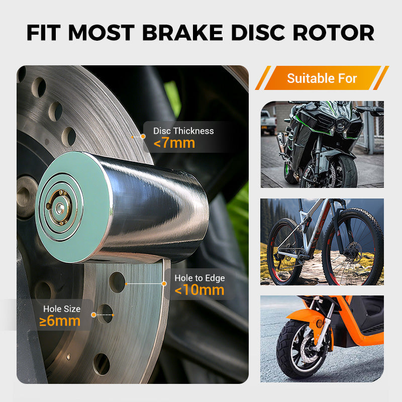Motorcycle and Bicycle Disc Lock – product image