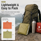 Rain Protection + Thermal Reflection + Emergency Visibility + Ultra-Packable
